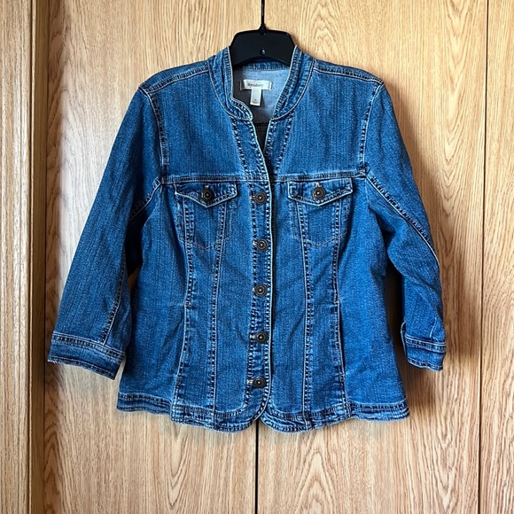 Dress Barn Jackets & Blazers - Dress Barn Denim Button up Jacket